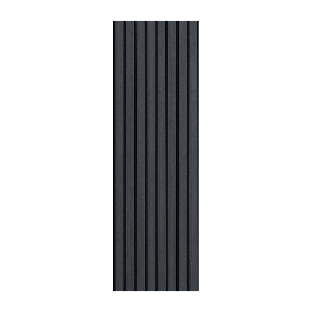 STRIVO Wide Acoustic Slat Wall Panel - Charcoal